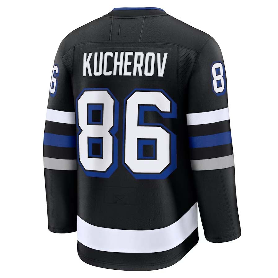 Custom #86 Black TBL Hockey Shirt Top