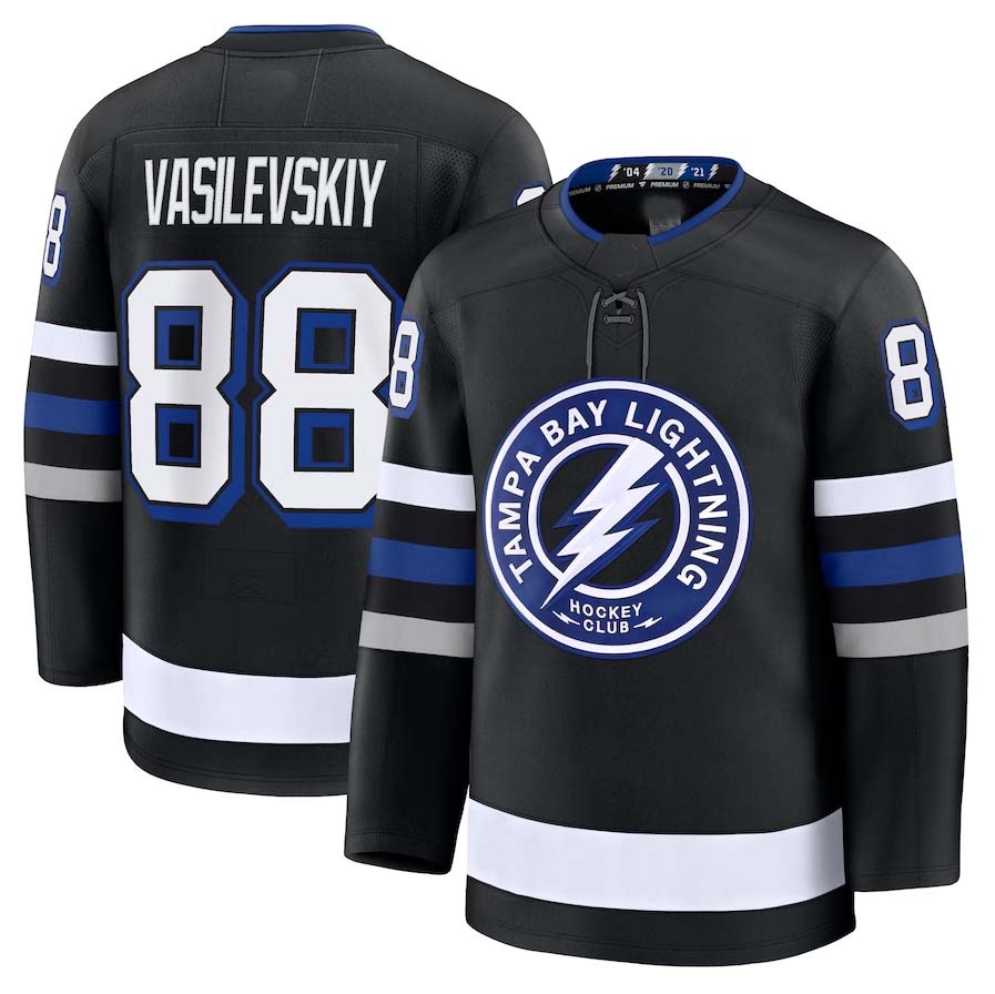 Custom #88 Black TBL Hockey Shirt Top