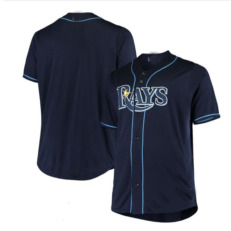 Custom Navy TB Baseball Shirt Top
