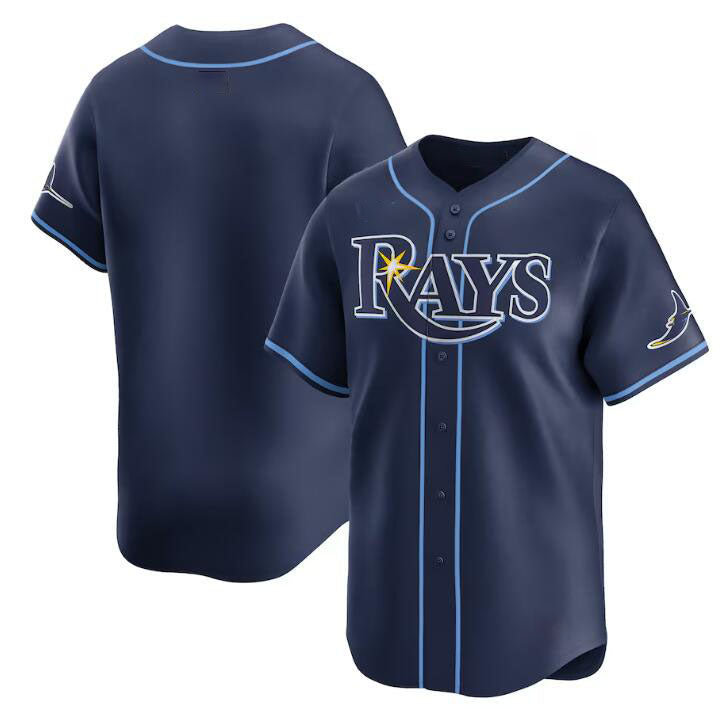 Custom Navy TB Baseball Shirt Top