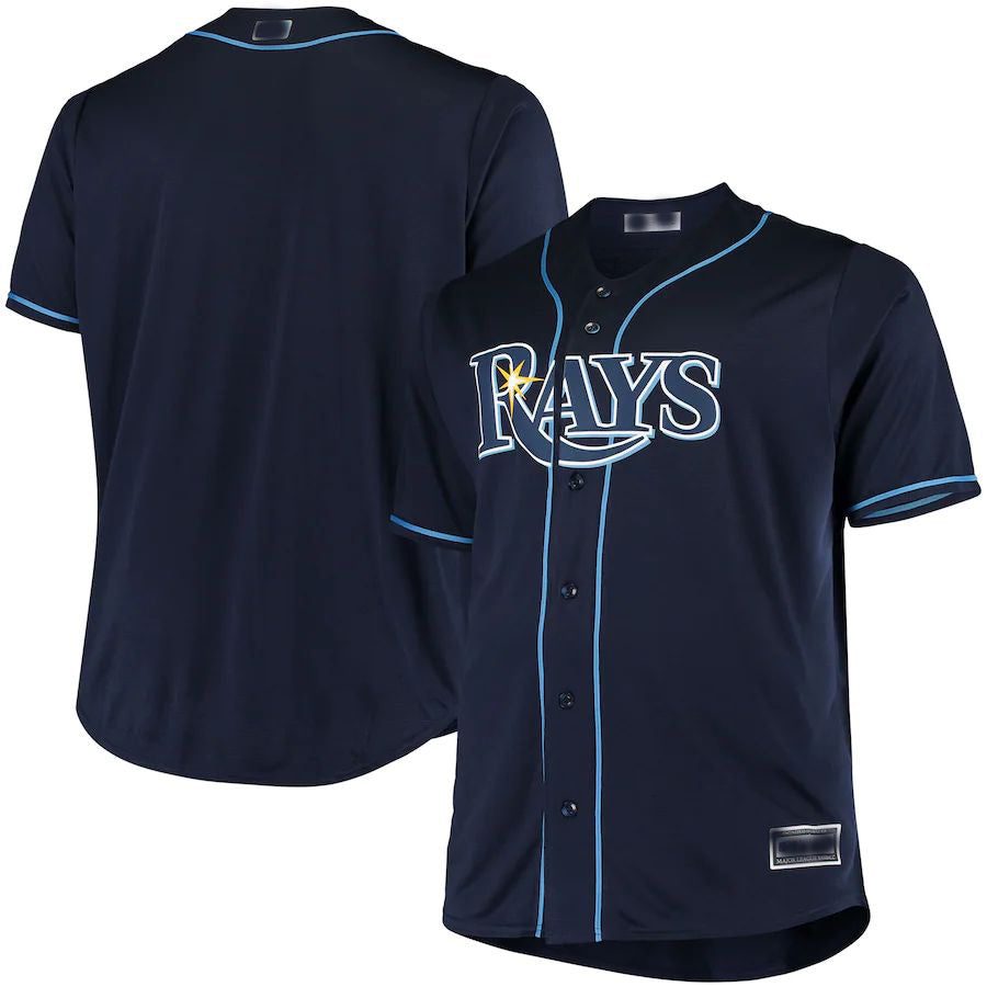 Custom Navy TB Baseball Shirt Top