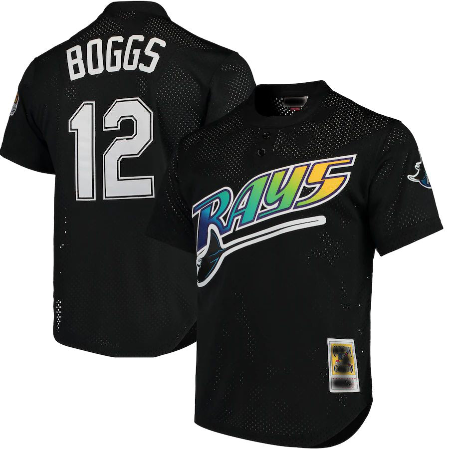 Custom #12 Black 1991 TB Baseball Shirt Top