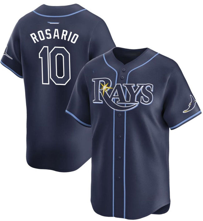Custom #10 Navy TB Baseball Shirt Top