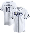 Custom #10 White TB Baseball Shirt Top