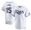 Custom #15 White TB Baseball Shirt Top