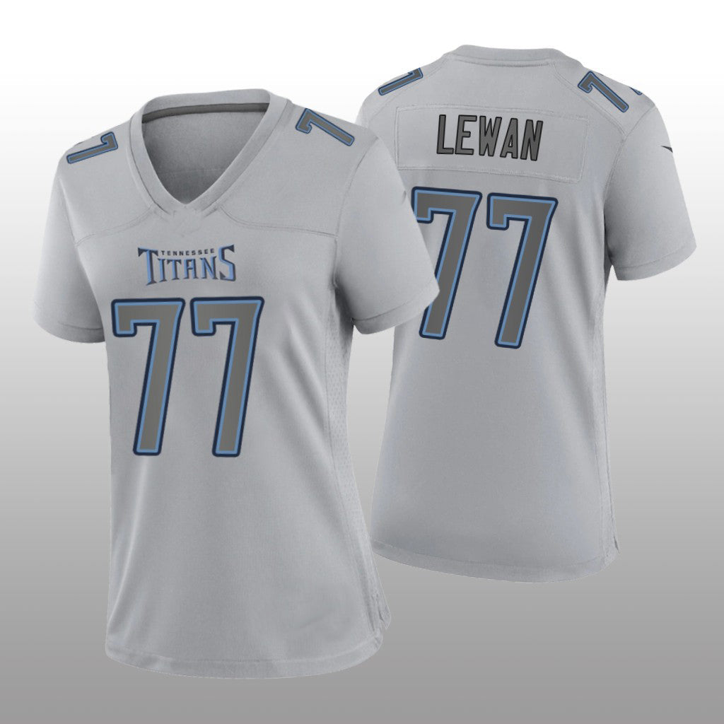 Custom #77 Gray TEN Football Shirt Top