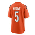Custom #5 Orange CIN Football Shirt Top