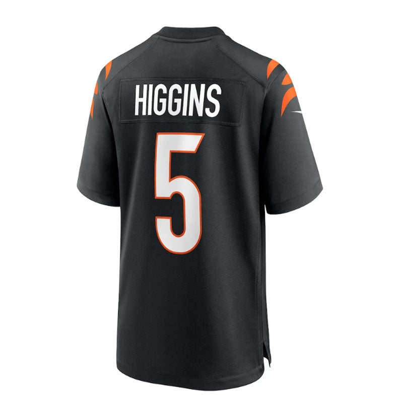 Custom #5 Black CIN Football Shirt Top