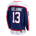 Custom #13 Navy Hockey Shirt Top