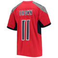 Custom #11 Red TEN Football Shirt Top