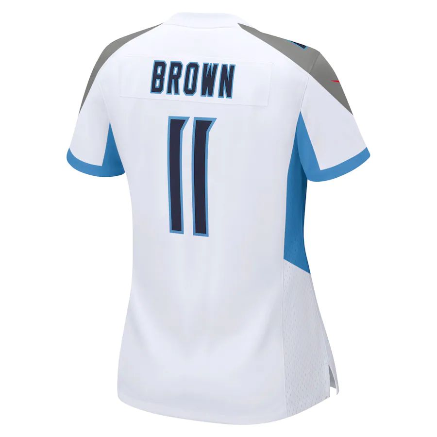 Custom #11 White TEN Football Shirt Top