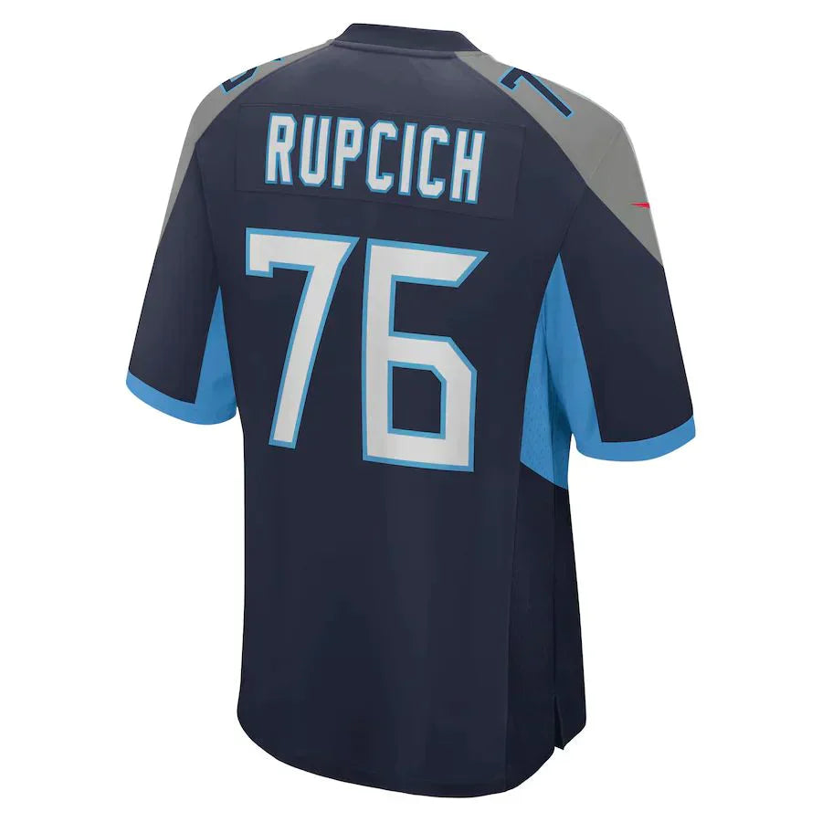 Custom #76 Navy TEN Football Shirt Top
