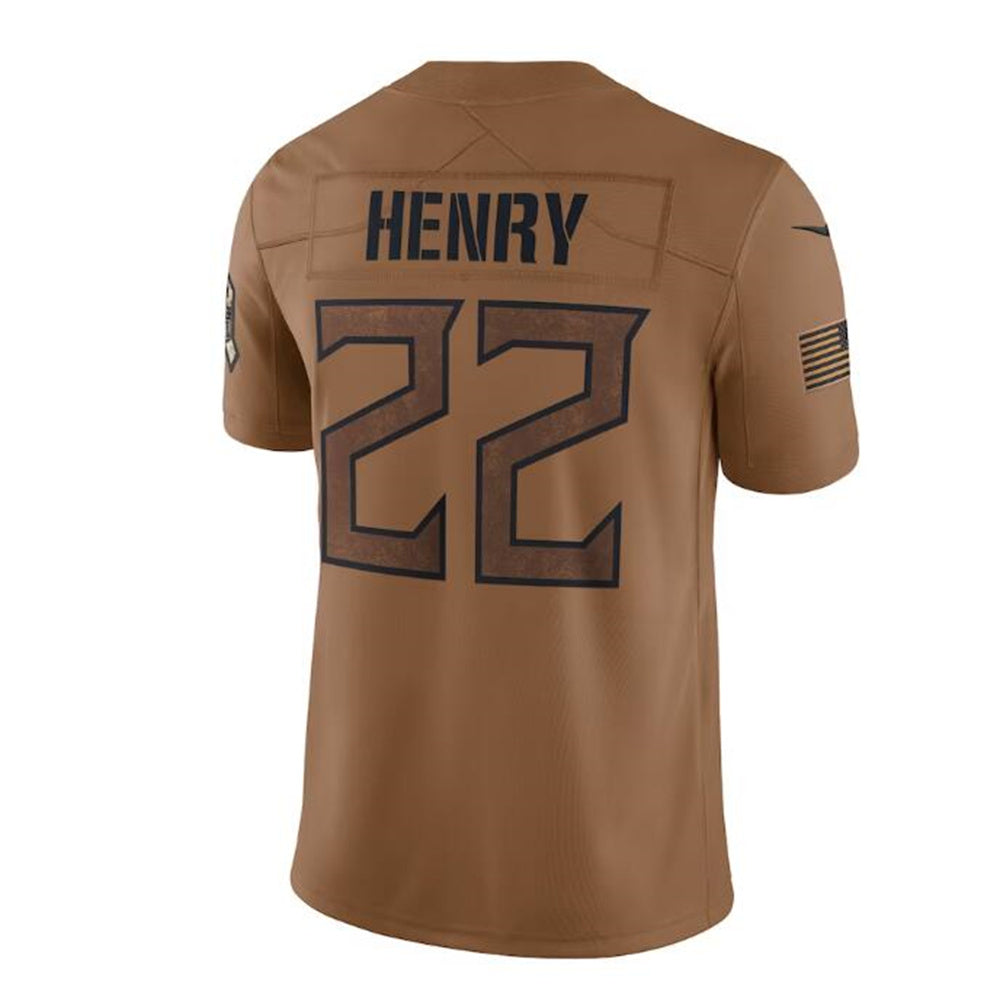 Custom #22 Brown 2023 TB Football Shirt Top
