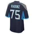 Custom #75 Navy TEN Football Shirt Top