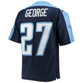 Custom #27 Navy 1999 TEN Football Shirt Top
