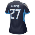 Custom #27 Navy TEN Football Shirt Top