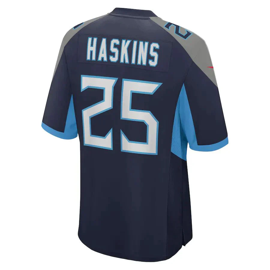Custom #25 Navy TEN Football Shirt Top