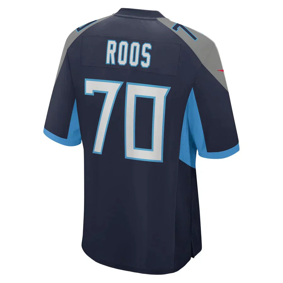 Custom #70 Navy TEN Football Shirt Top