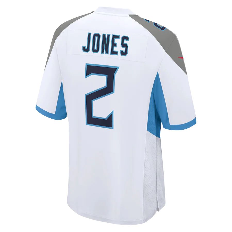 Custom #2 White TEN Football Shirt Top