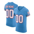 Custom Light Blue TEN Football Shirt Top