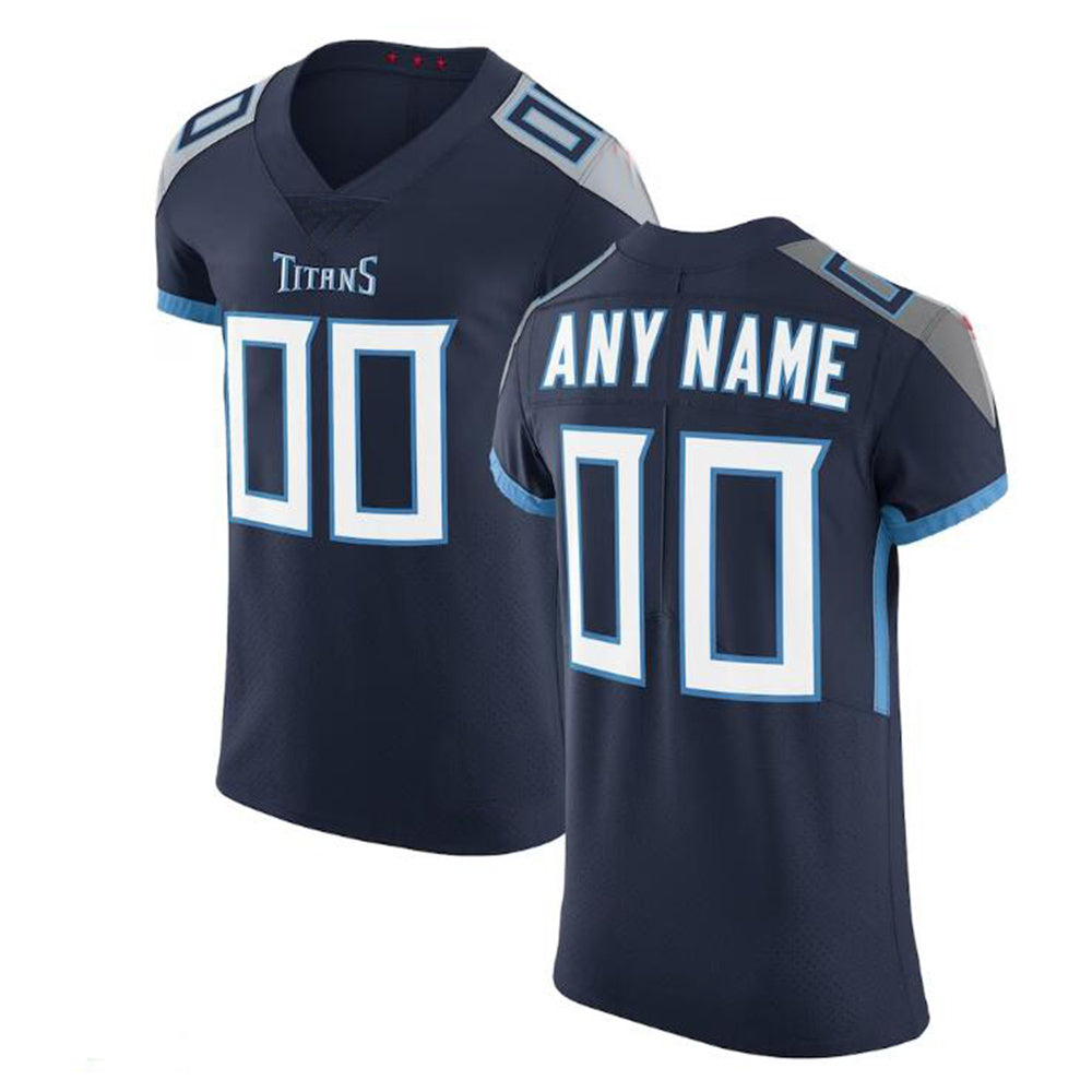 Custom Navy TEN Football Shirt Top