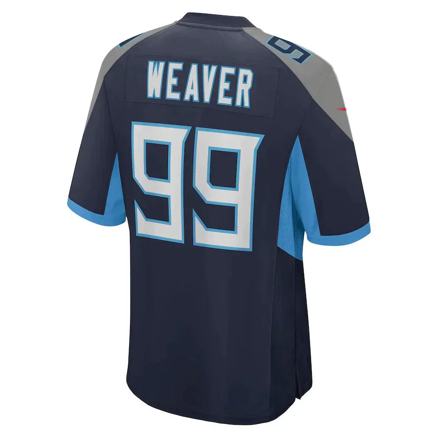 Custom #99 Navy TEN Football Shirt Top