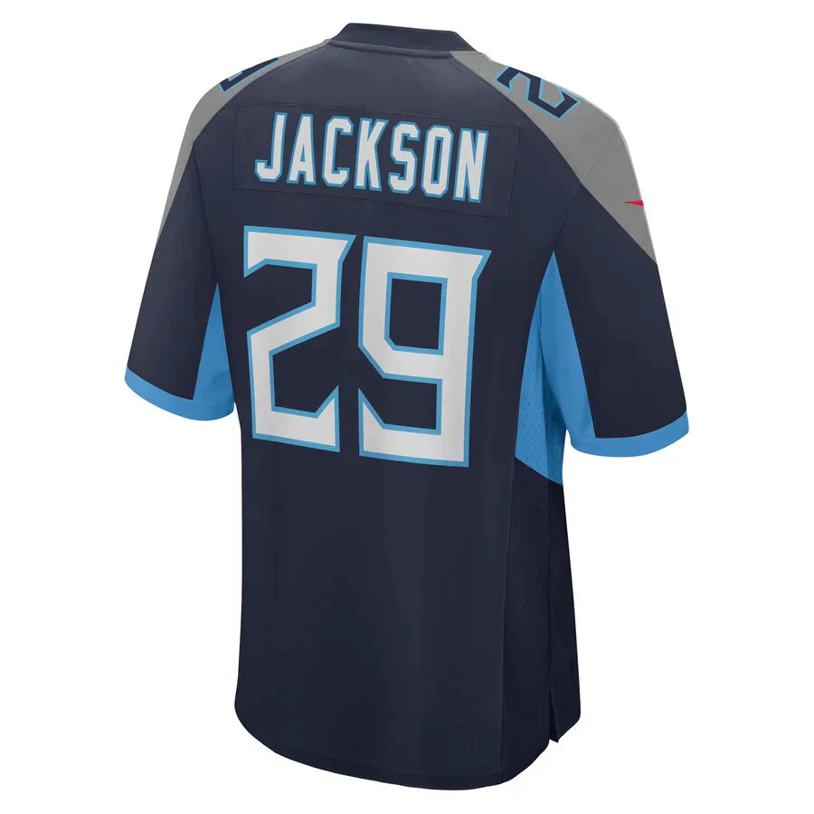 Custom #29 Navy TEN Football Shirt Top