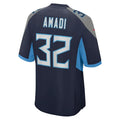 Custom #32 Navy TEN Football Shirt Top