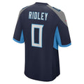 Custom #0 Navy TEN Football Shirt Top