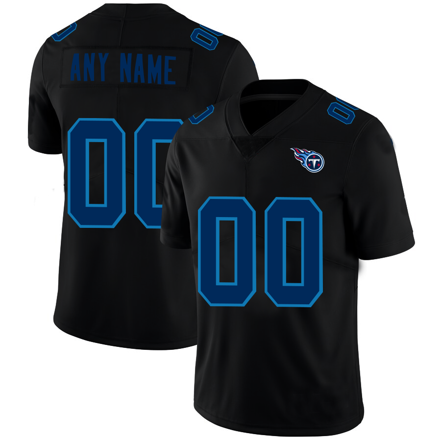 Custom Black TEN Football Shirt Top