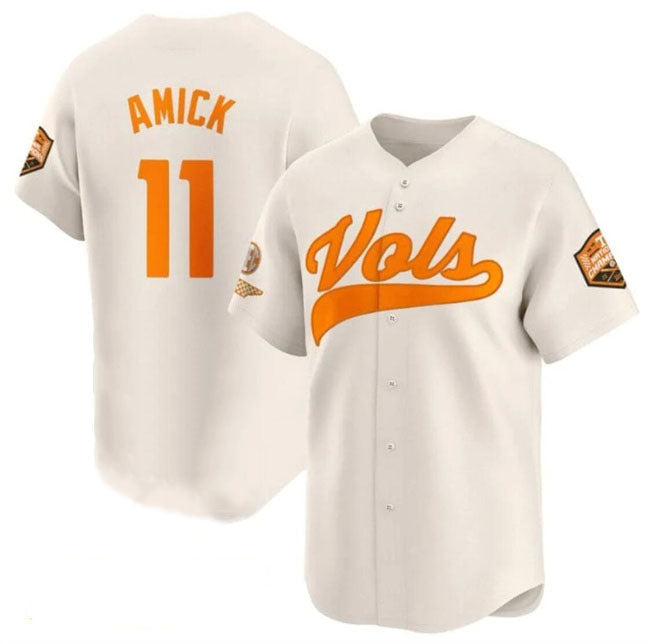 Custom #11 Cream 2024 College Shirt Top