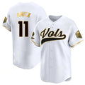 Custom #11 White 2024 College Shirt Top