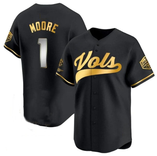 Custom #1 Black 2024 College Shirt Top
