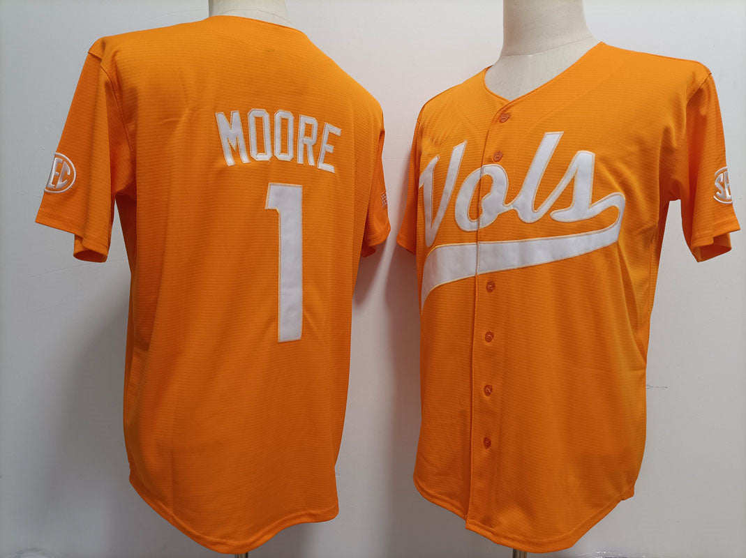 Custom #1 Orange College Shirt Top
