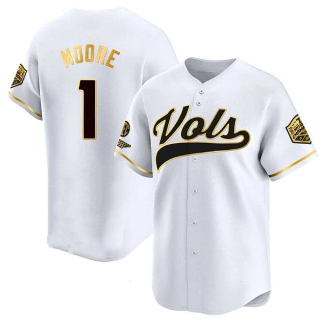 Custom #1 White 2024 College Shirt Top