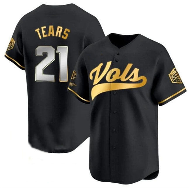 Custom #21 Black 2024 College Shirt Top