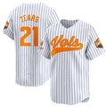 Custom #21 White 2024 College Shirt Top