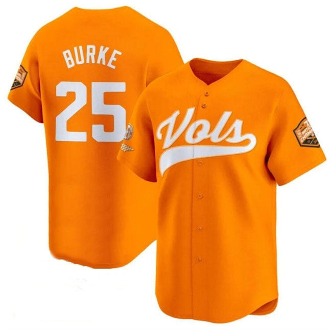 Custom #25 Orange 2024 College Shirt Top