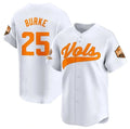 Custom #25 White 2024 College Shirt Top