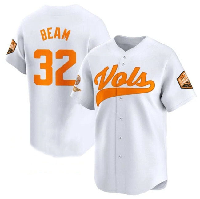 Custom #32 White 2024 College Shirt Top