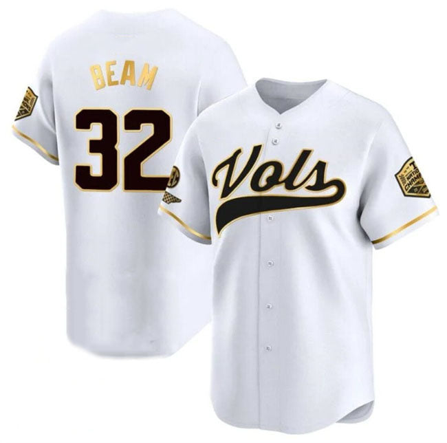 Custom #32 White 2024 College Shirt Top