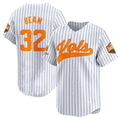 Custom #32 White 2024 College Shirt Top