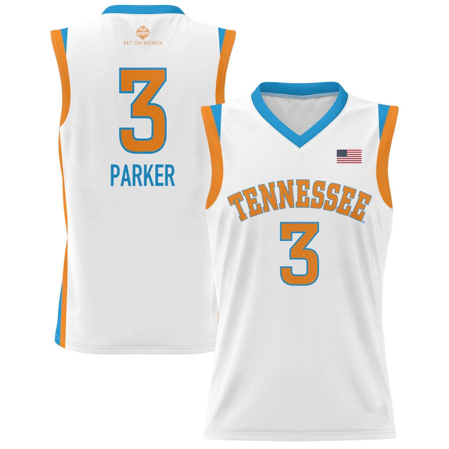 Custom #3 White Basketball Shirt Top