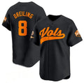 Custom #8 Black 2024 Baseball Shirt Top