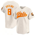 Custom #8 Cream 2024 Baseball Shirt Top