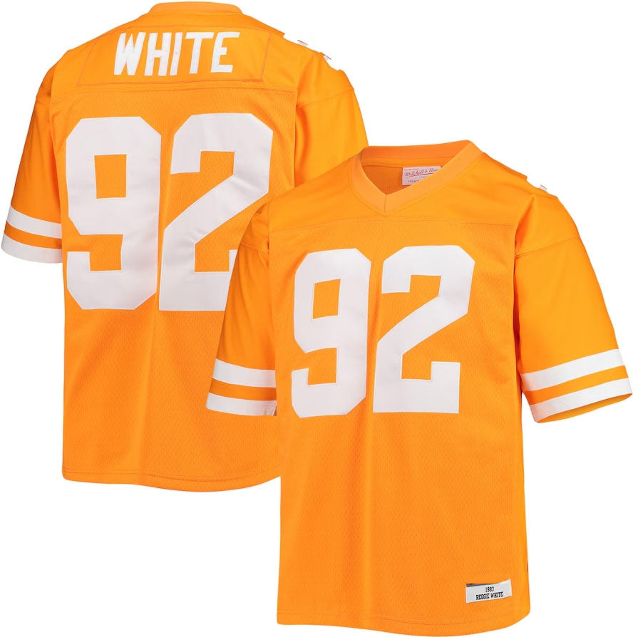 Custom #92 White Throwback College Shirt Top