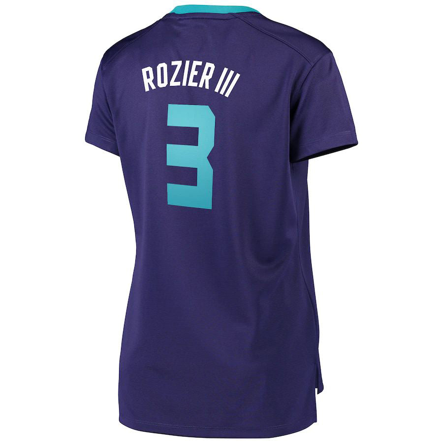 Custom #3 Purple CHA Basketball Shirt Top