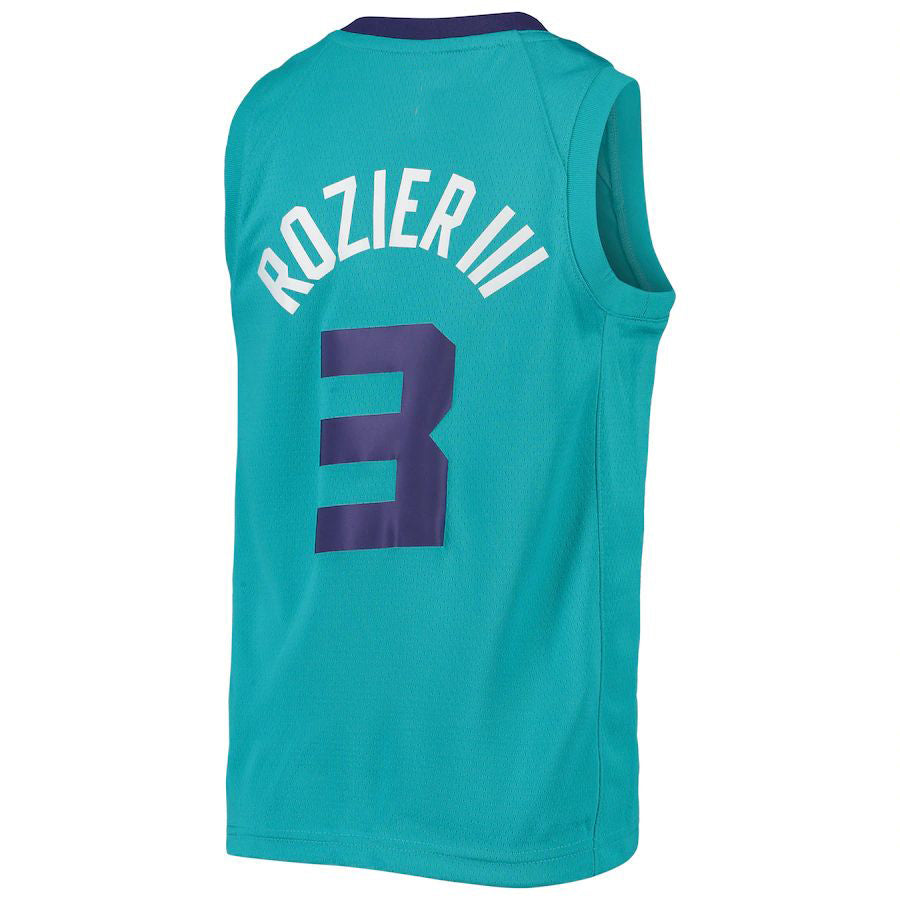Custom #3 Teal CHA Basketball Shirt Top