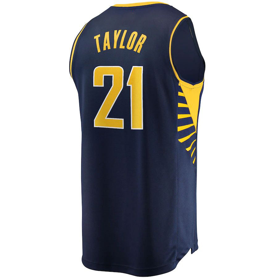 Custom #21 Navy 2021 IND Basketball Shirt Top