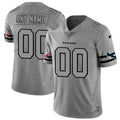 Custom Gray 2019 HOU Football Shirt Top